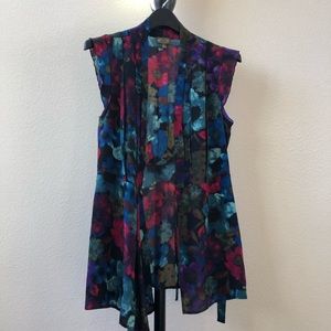 Anthropologie Fei Silk Wrap Tunic